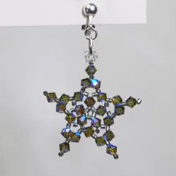 Clips  - Silver 925 - Earrings Crater - Clips  - Silver 925 - Argent 925